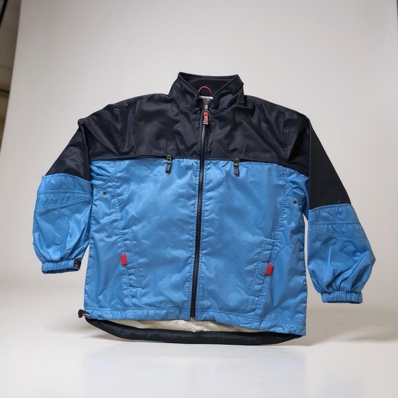 GAP Kids Blue Colorblock Windbreaker Jacket | Youth XXL - Picture 2 of 4